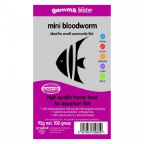 Gamma Blister MINI Bloodworm 95g